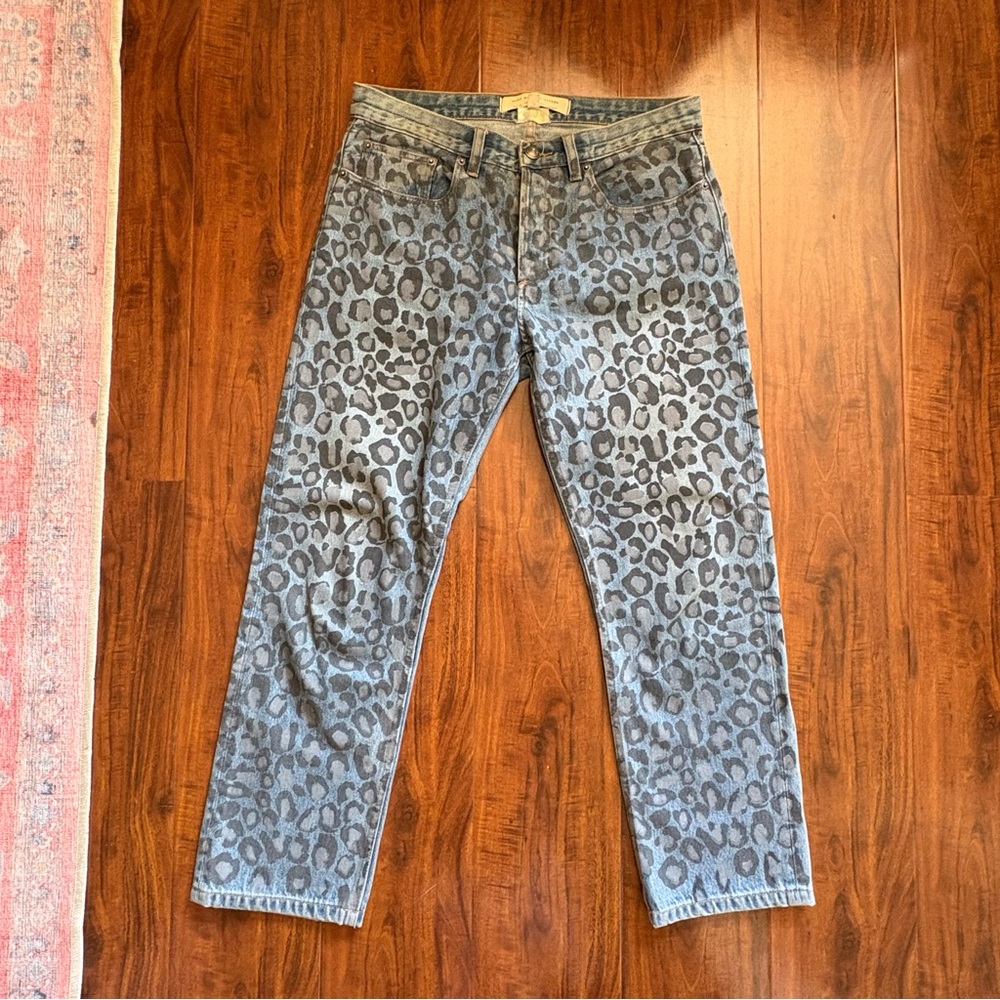 Marc by Marc Jacobs Leopard Cheetah Print Jeans